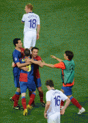 FC Barcelona Players Celebrate Champion League Triumph