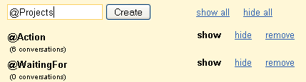 Fig: Use Gmail Labels to organize emails