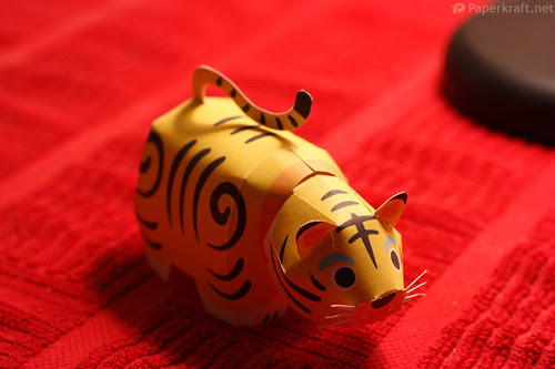 Tiger Papercraft 01
