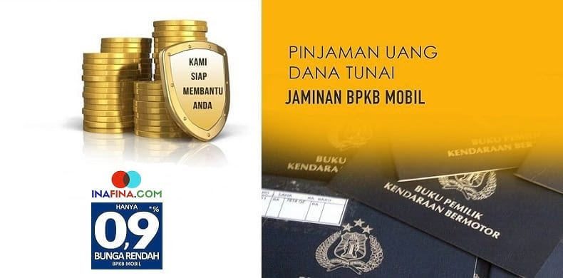 Pinjaman Jaminan BPKB Mobil (Bunga 0.9% & Provisi 0%)