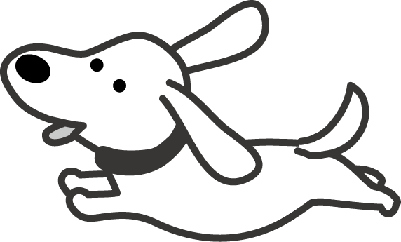 犬のイラスト 無料イラストフリー素材