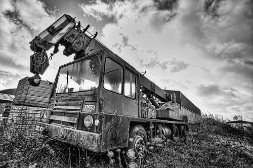 Car crane, abandoned  .:: HDR ::. by Boris Mitendorfer Photography {Away}