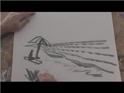Drawing Basics : How to Draw the Beach - YouTube