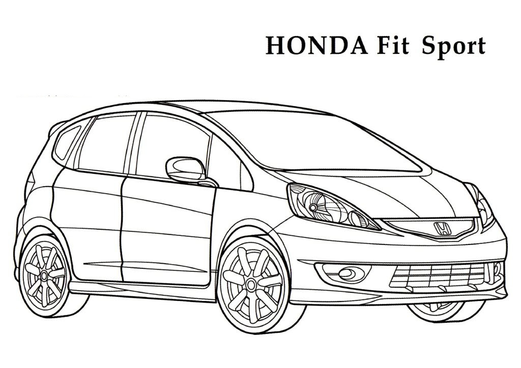 Honda Coloring Pages Printable