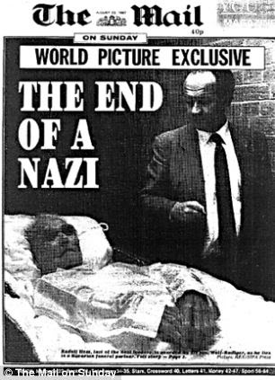How The Mail on Sunday reported the death of Hess on August 23, 1987