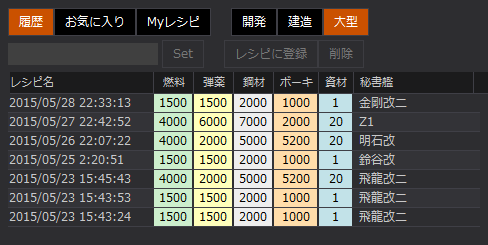 夕張さんの工廠記録 Arsenallogger 提督業も忙しい プラグイン 週末プログラマーのだらだら日記