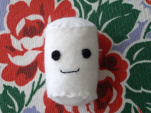 felt marshmallow