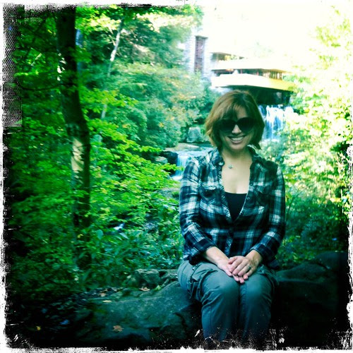 Steph at Fallingwater