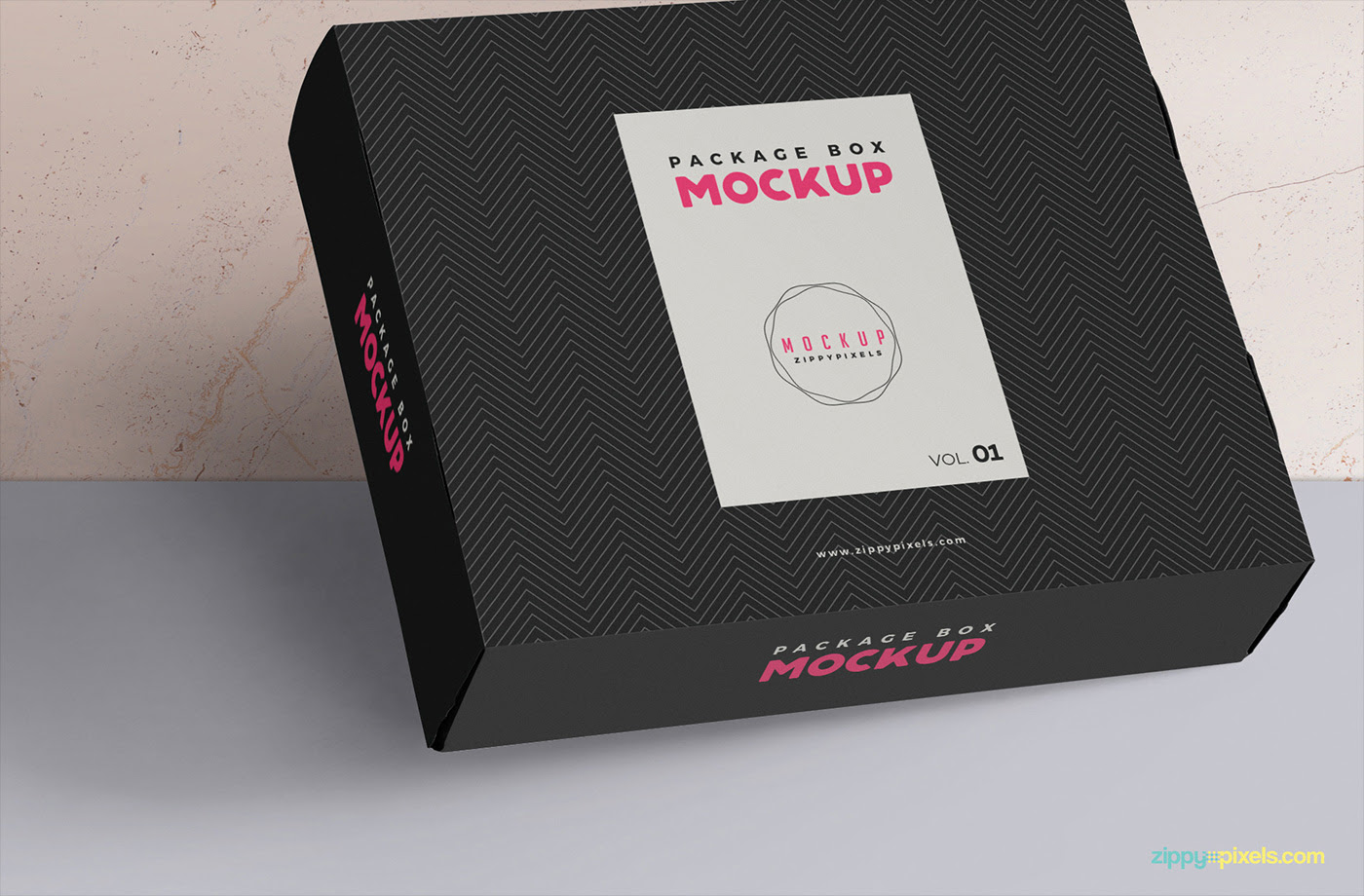 Download Free and Elegant Box Packaging Mockup | free psd | UI Download