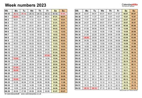You can print the week numbers 2023, download them as an excel and csv file . week numbers 2023 with excel word and pdf templates