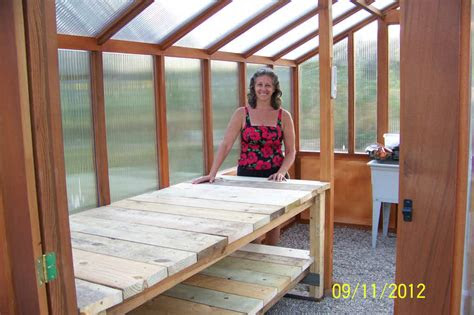 ana white heavy bench   greenhouse modified