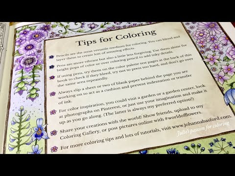 World Of Flowers By Johanna Basford Prismacolor Pencils Color Along Wilda Breland Blog