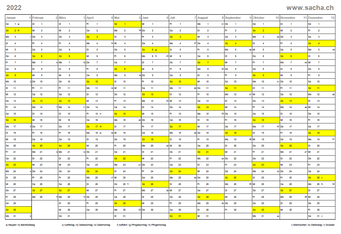 Kalender Zum Ausdrucken 2021 2022