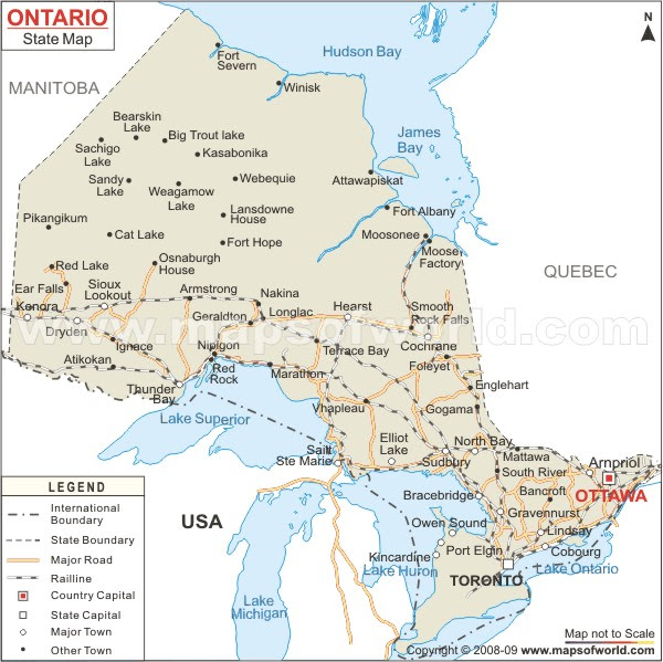 Ontario Map