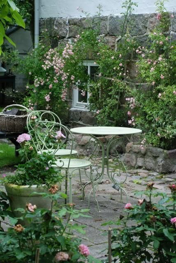 17 Shabby Chic Garden For Romantic Feel | House Design And ...
