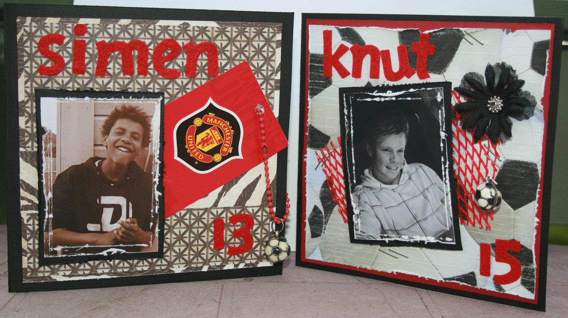 Simen 13 år og Knut Marius 15 år