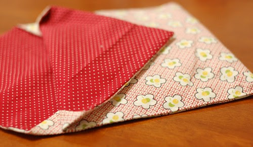 How to make an Origami drawstring bag 12