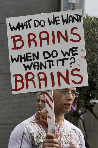 What do we want? Brains!