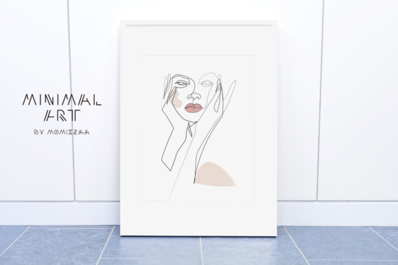 Download Wall Art / Continuous Line, Woman Print on Demands Design by Momixzaa Compatible with Cameo Silhouette Studio, Cricut and other cutting machines for any crafting projects.