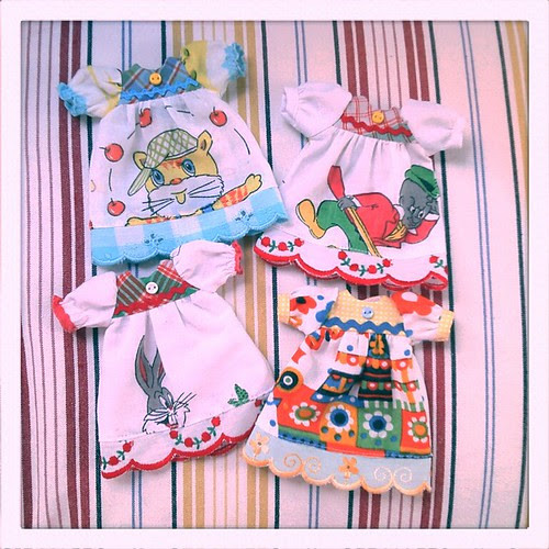 Vintage hanky babydoll dresses...