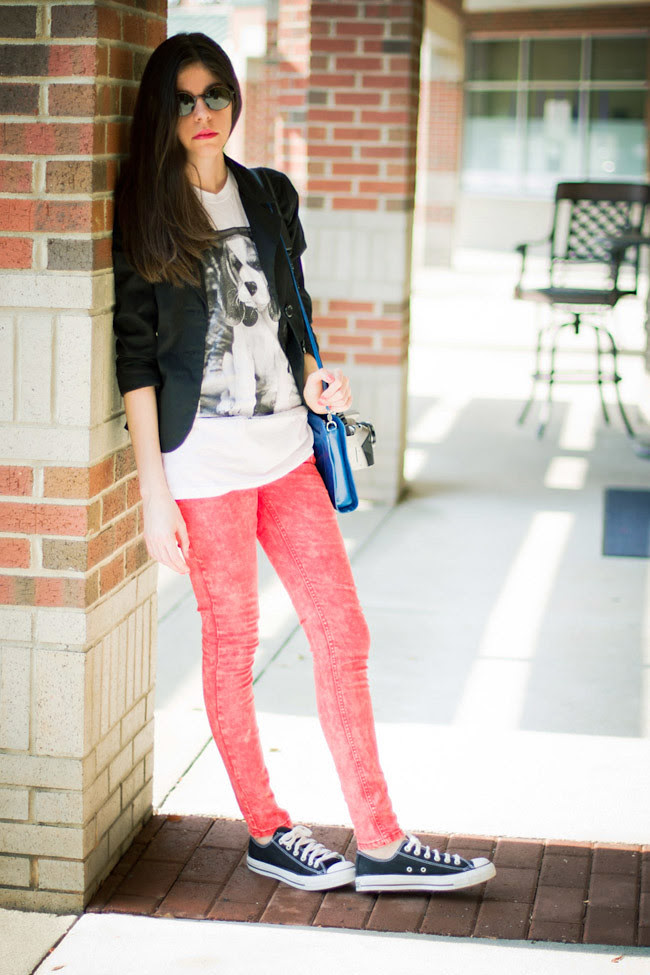 Converse All Star, Red Skinny Jeans, Brashy Couture, Fashion Outfit