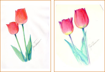 花の絵 絵葉書 ばら クレマチス 塗り絵で癒し 風景画 花の絵
