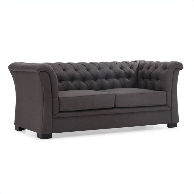 Zuo Nob Hill Sofa in Charcoal Gray  98099