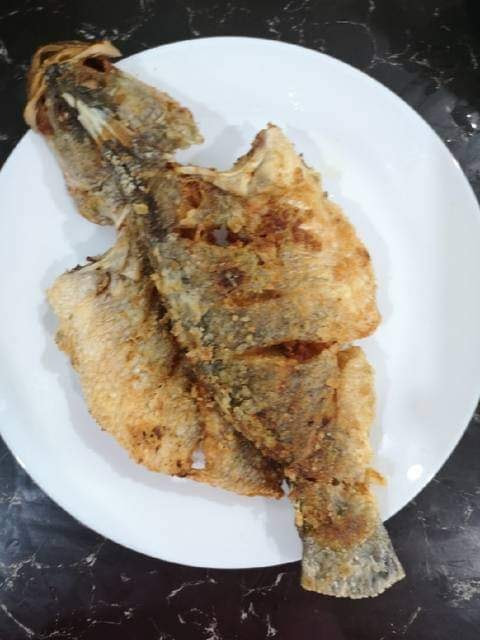 Ikan Siakap Goreng ala Thai yang sedap mencengkam â
