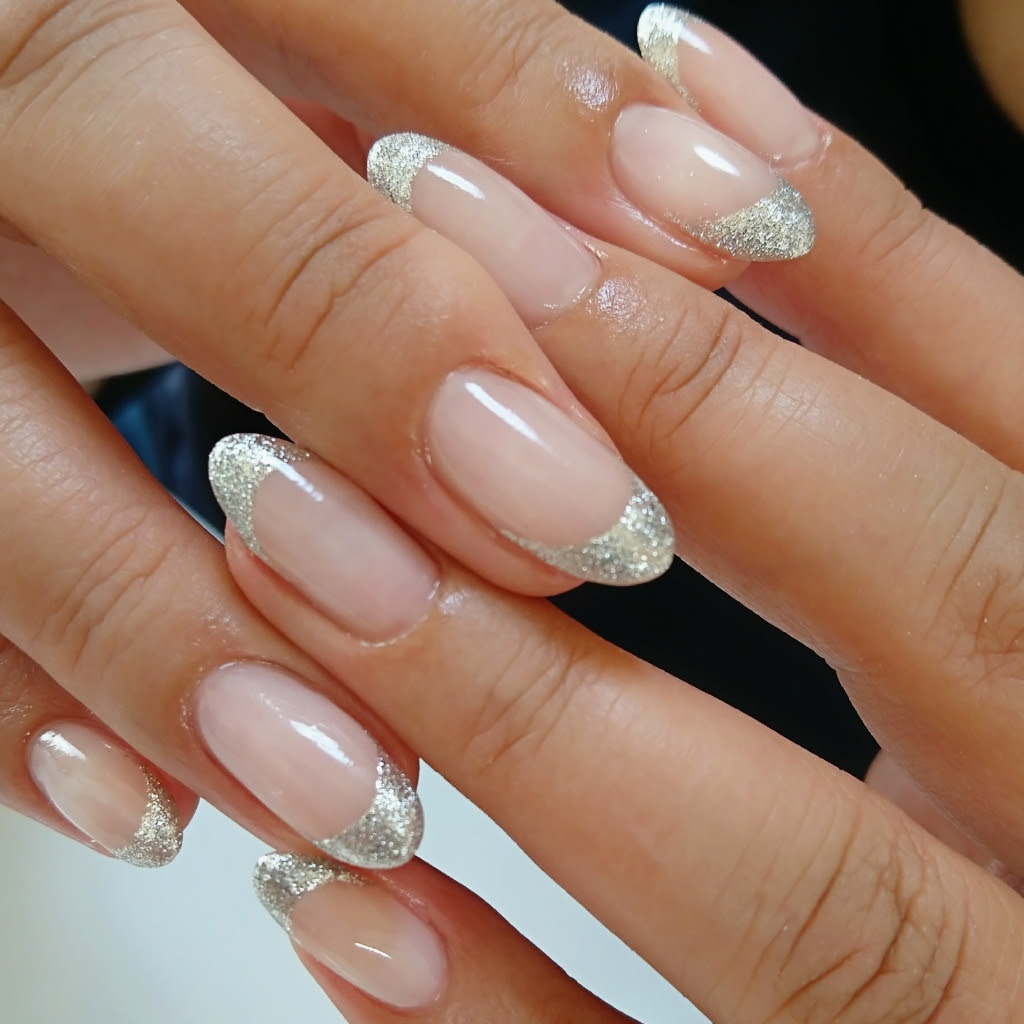 シアーグラデ ラメフレンチ Ra Nail ラ ネイル