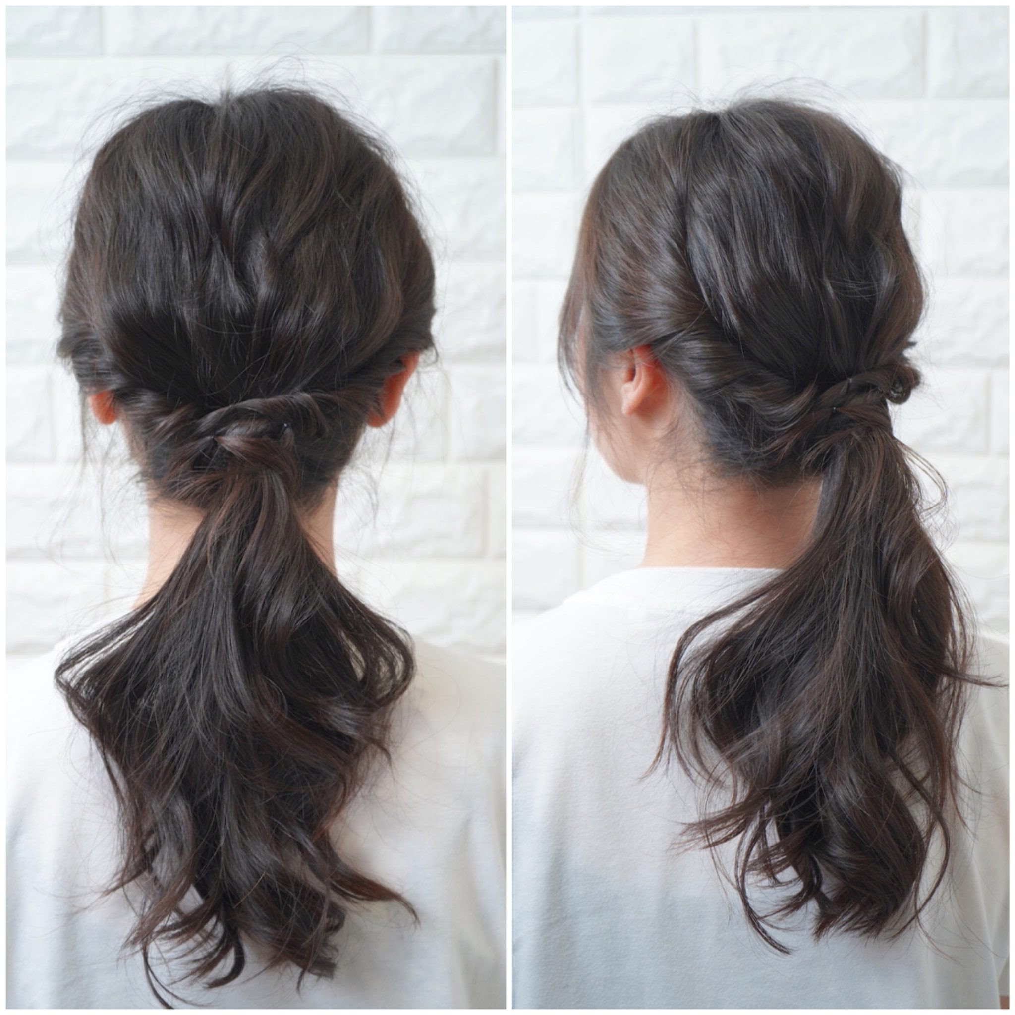 簡単ヘアアレンジ 帽子にもok 大人カジュアルなローポニーアレンジ くせ毛カット専属 美容師セノウユウタ