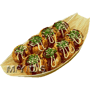 たこ焼き 蛸焼 のイラスト 条件付フリー素材集