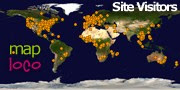 Locations of Site Visitors