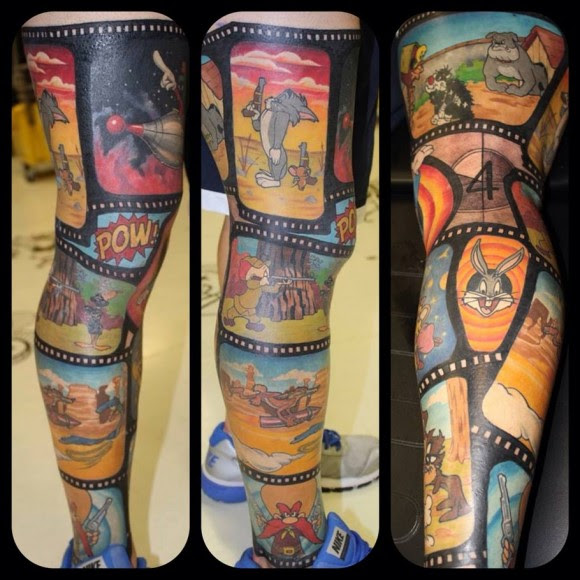 This is How You Do A Classic Animation Tattoo