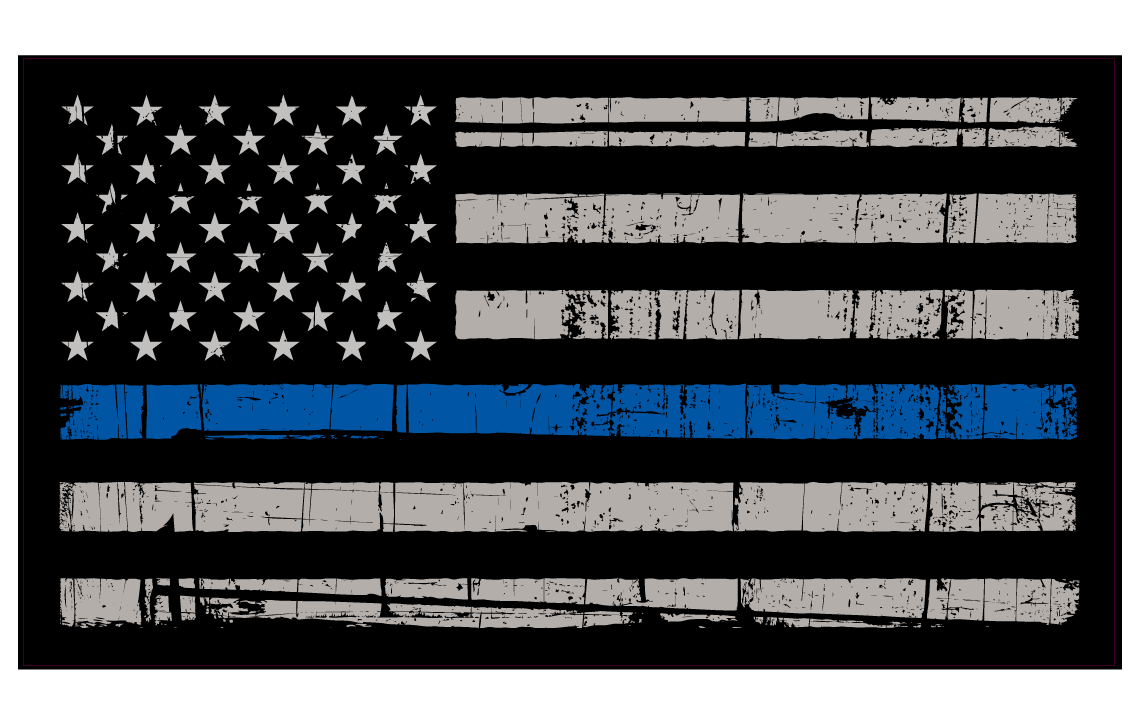Download Thin Blue Line Flag Vector at GetDrawings | Free download
