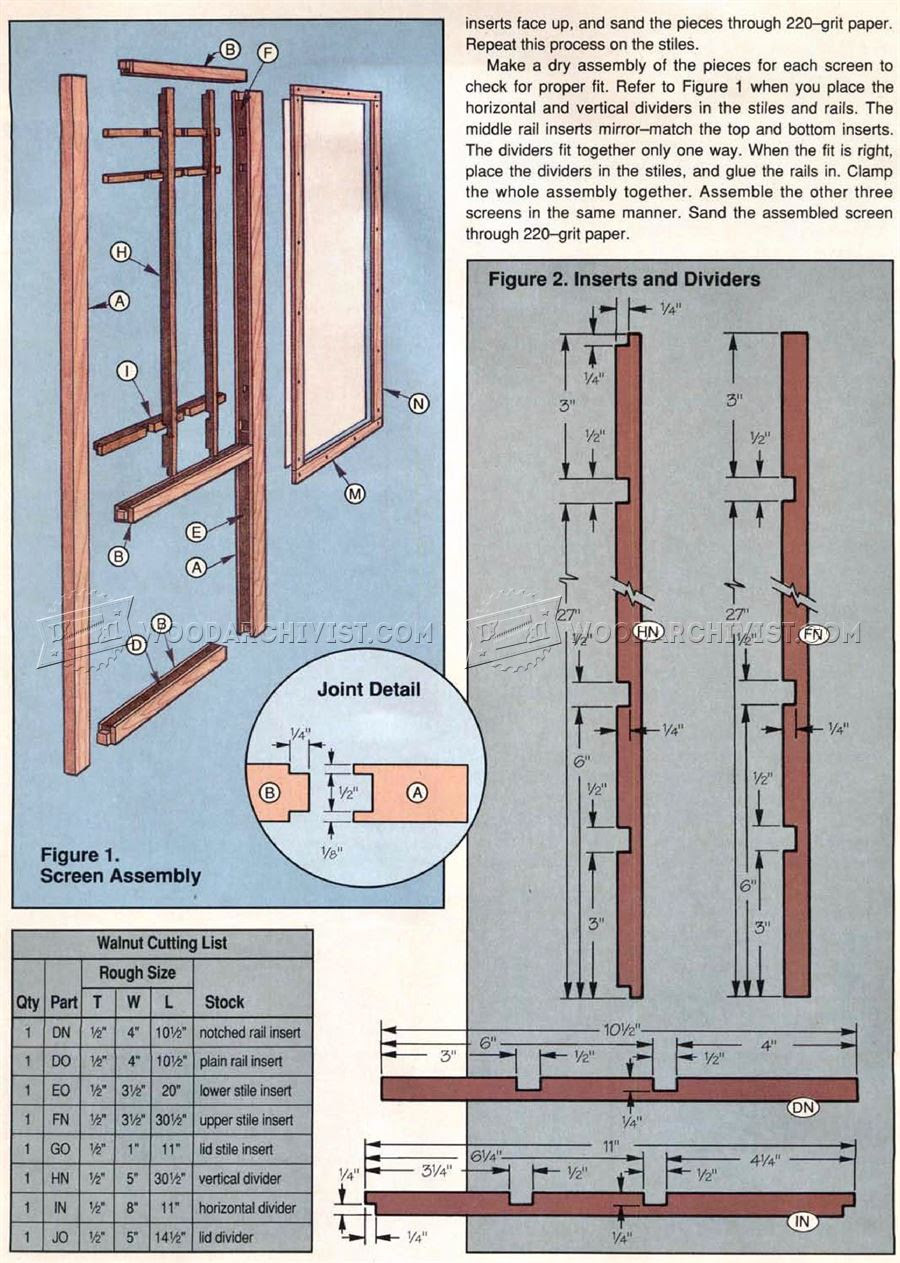 Shoji Screen Lamp Plans • WoodArchivist