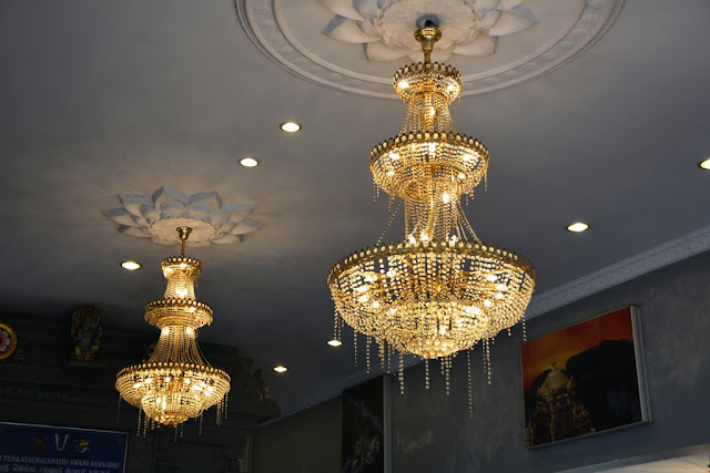 Batu Cave Temples KL chandelier