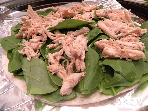 DSCN5615 tortilla, spinach, chicken