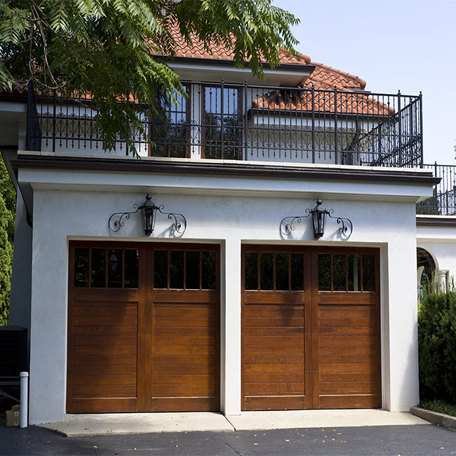 Modern Design Solid Wooden Garage Door - 5aa8DDfe5c9a4