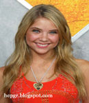 Ashley Benson red dress