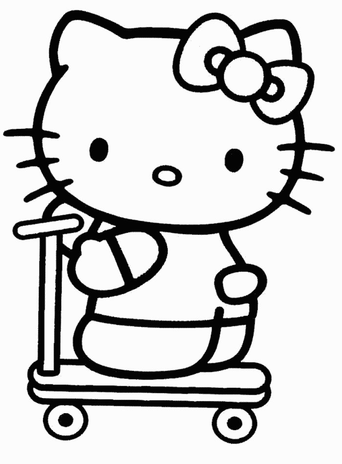 Hello Kitty Coloring Pages Pdf - Coloring Home