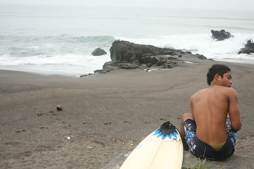 lone surfer
