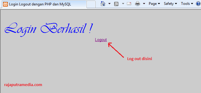 Membuat  Form  Login  dan  Logout  dengan  PHP  dan  MySQL  Tutorial  Membuat  Form  Login  dan  Logout  dengan  PHP  dan  MySQL  Tutorial