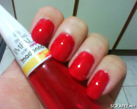 Desafio 31 unhas (Unha 1 - Vermelha): MADONNA