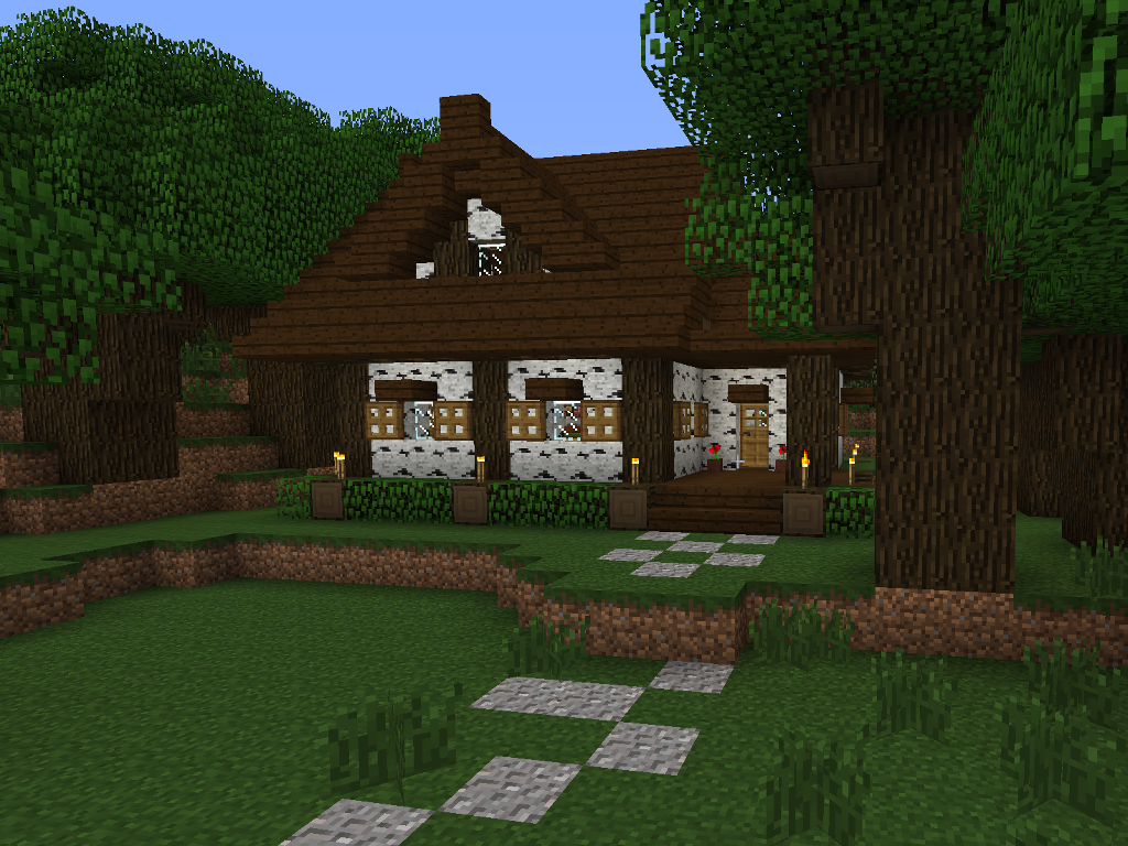 house in minecraft