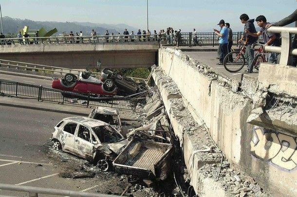 foto-foto gempa di chile