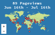 Locations of visitors to this page