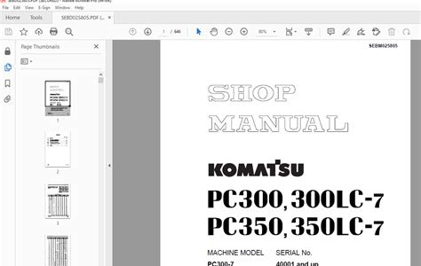 Download Kindle Editon komatsu pc300 7 pc300lc 7 pc350 7 pc350lc 7 shop manual Prime Reading PDF