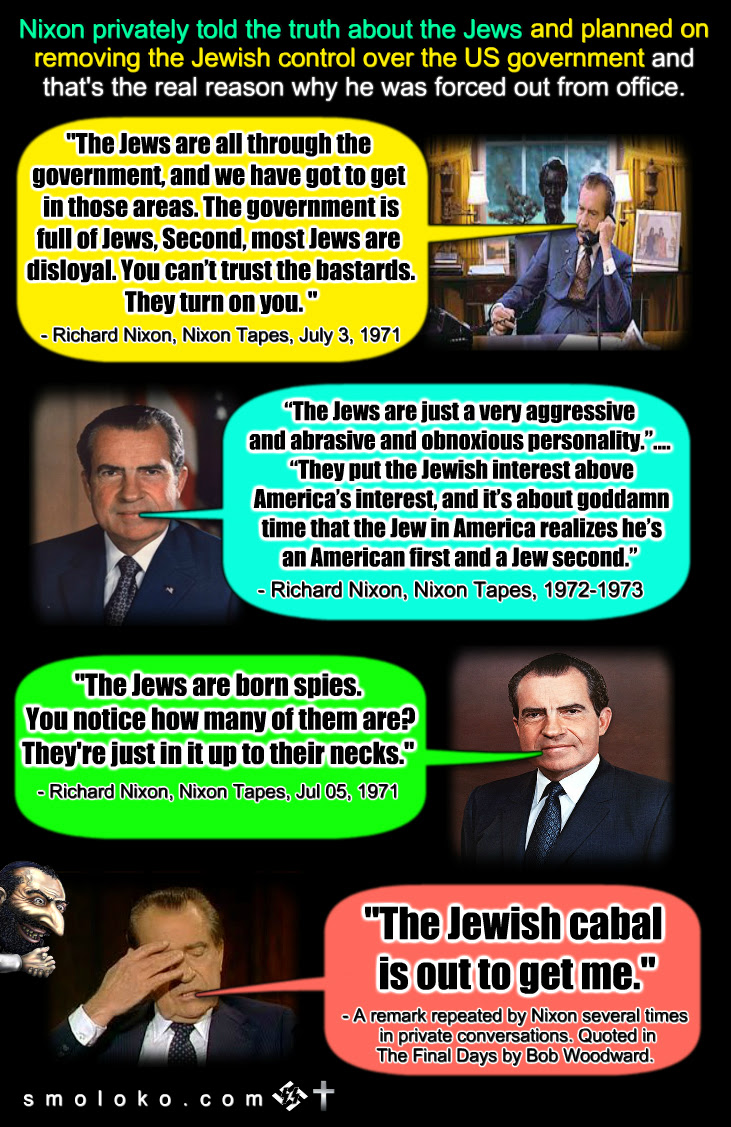 Nixon Tapes Expose Jewish Control over America - Jew World 