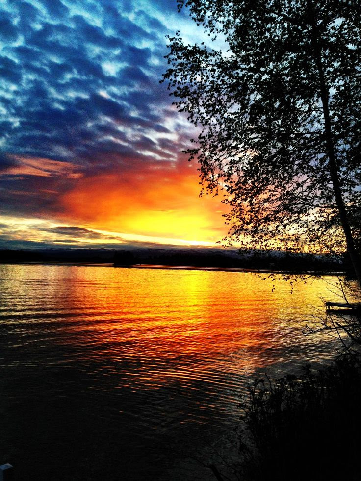 Sunrise at Big Lake, Anchorage Alaska  Anchorage, AK  Pinterest