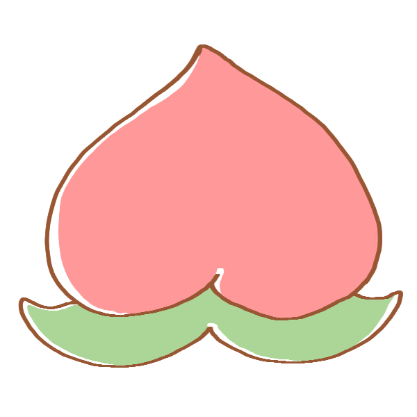 もものイラスト かわいいフリー素材が無料のイラストレイン